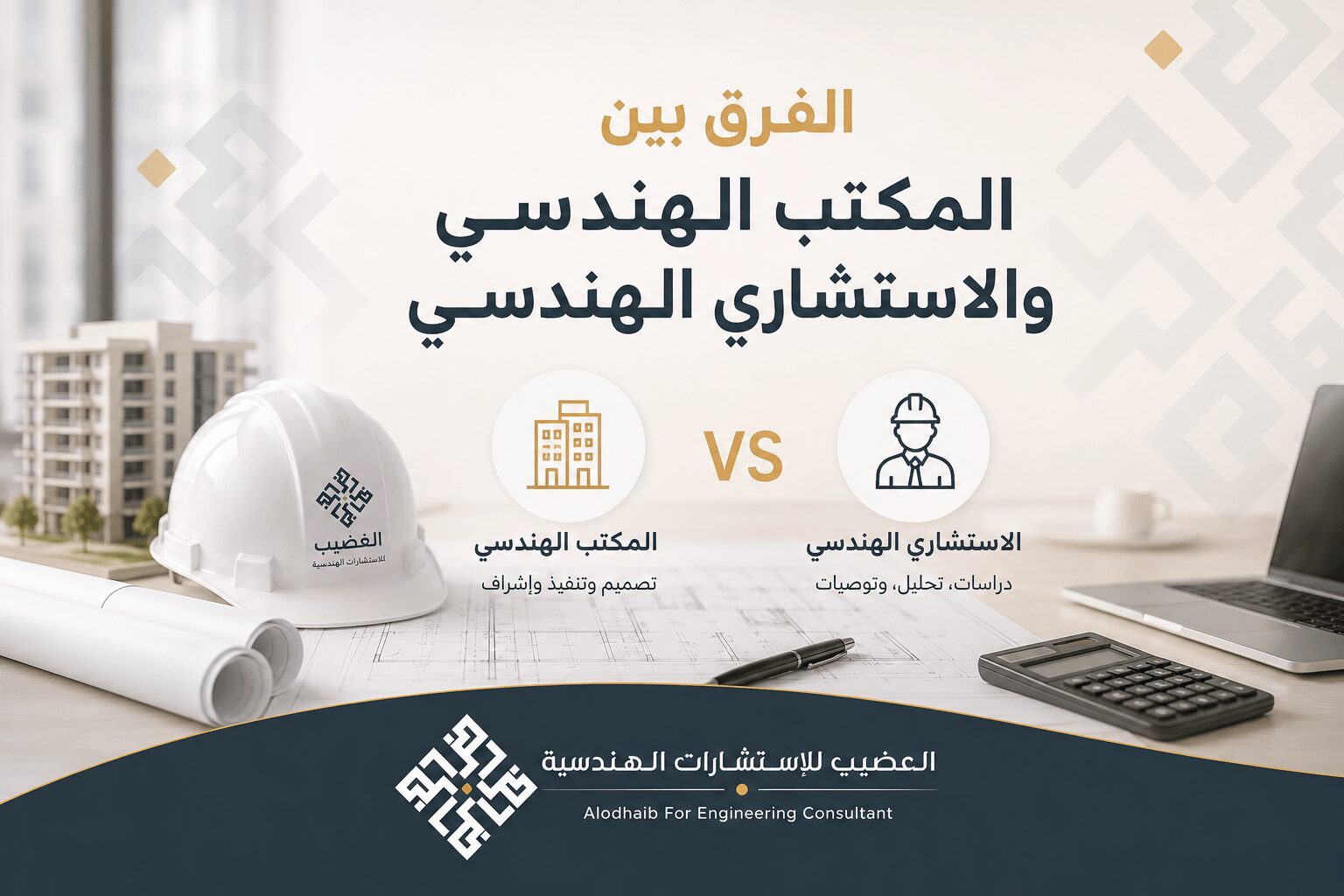 الفرق بين المكتب الهندسي والاستشاري الهندسي